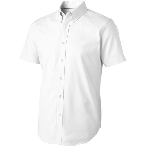 Chemise personnalisée manches courtes Manitoba Blanc