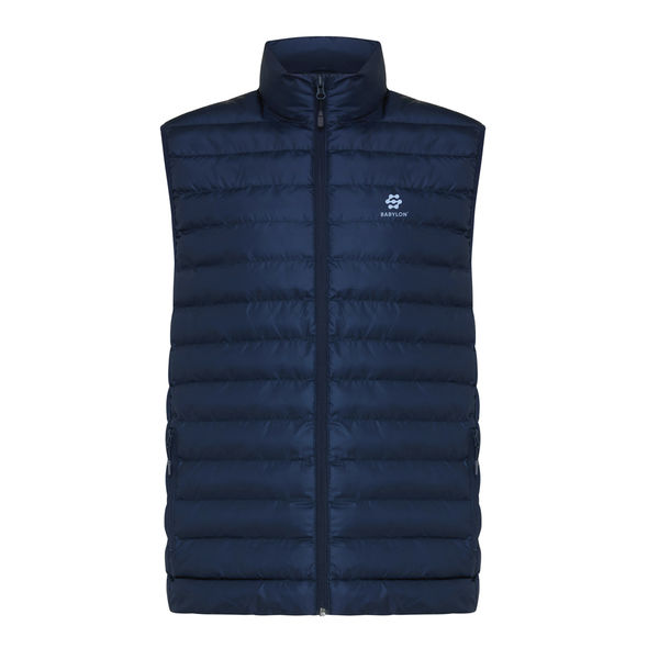 Bodywarmer personnalisé | Bodywarmer homme en polyester recyclé Bleu marine