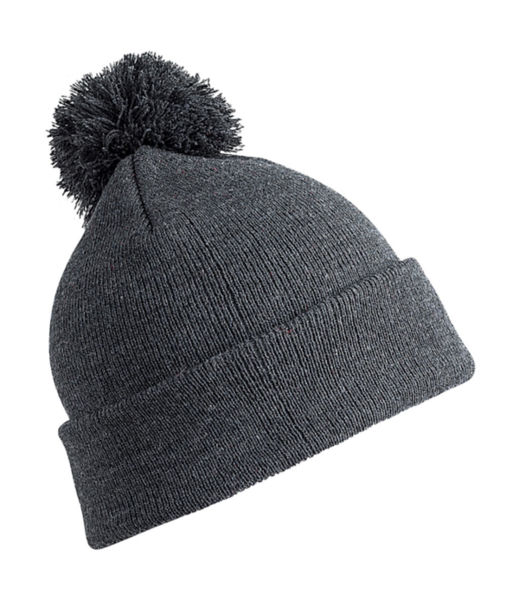 Bonnet publicitaire | Pom pom Grey