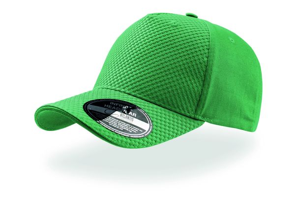 Casquette 5 pans effet nid d'abeille publicitaire | Gear cap Green