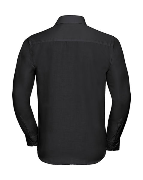 Chemise homme manches longues non iron - moderne publicitaire | T?ky? Wan  Black