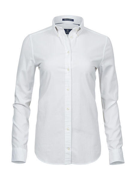 Chemise personnalisée femme manches longues | Tonder White