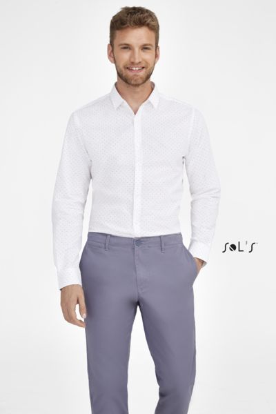 Chemise publicitaire homme à pois | Becker Men