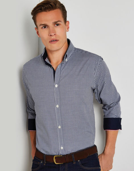 Chemise publicitaire homme manches longues cintrée | Wing