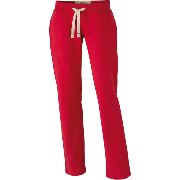 pantalon sport femme rouge