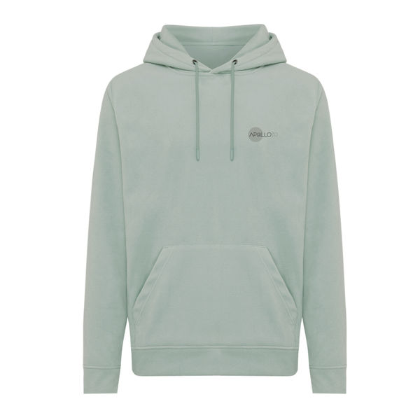 Sweat personnalisé | Polaire à capuche en polyester recyclé Iceberg green