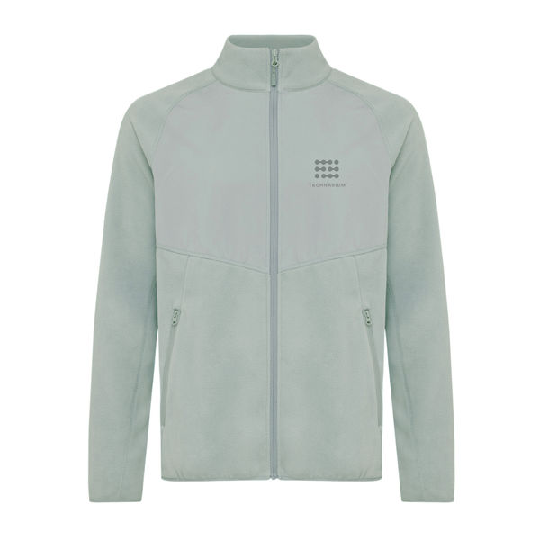 Veste personnalisée | Polaire à zip en polyester recyclé Iceberg green