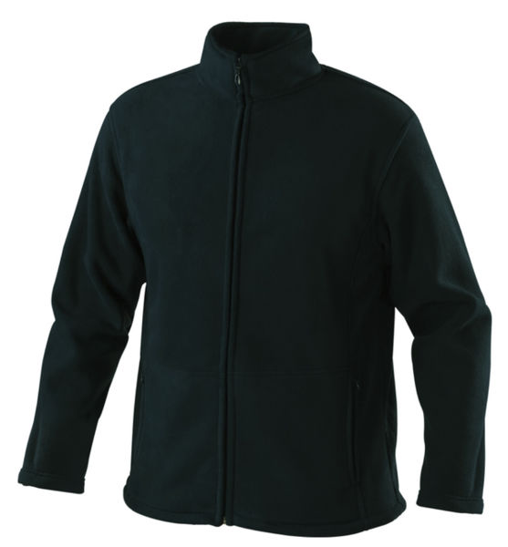 Polaires & Softshells publicitaires FULL ZIP MEN SW70N Black