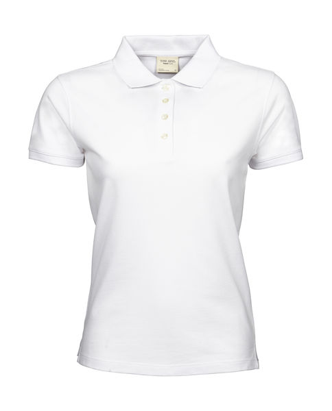 Polo personnalisé femme manches courtes | Skuli White