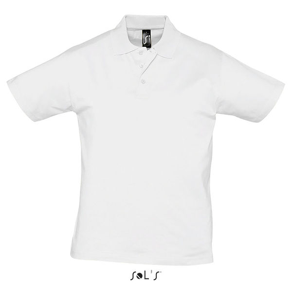 Polo publicitaire homme | Prescott Men Blanc