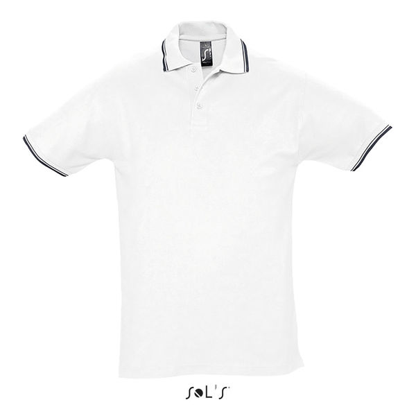 Polo personnalisé homme | Practice Blanc