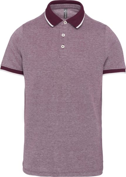 Polo personnalisé | Furcula Marl wine 