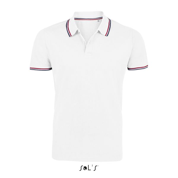 Polo publicitaire homme | Prestige Men Blanc