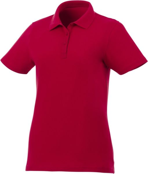 Polo publicitaire manches courtes pour femmes marque propre Liberty Rouge