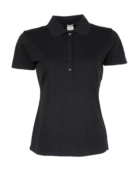 Polo publicitaire cintré femme manches courtes | Sabro Black