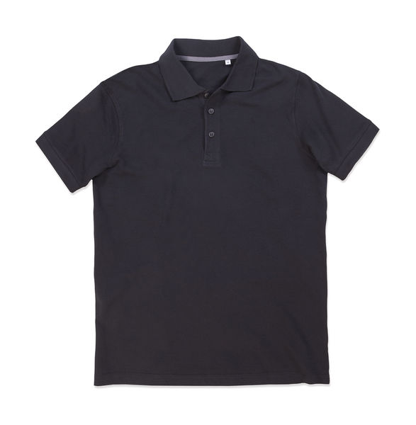 Polo publicitaire homme manches courtes | Harper Polo Black Opal