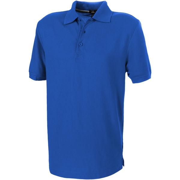 Polo personnalisé manches courtes pour hommes Crandall Bleu