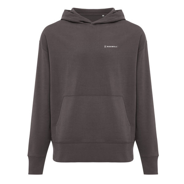 Sweat personnalisé | Sweat à capuche en coton recyclé Gris anthracite