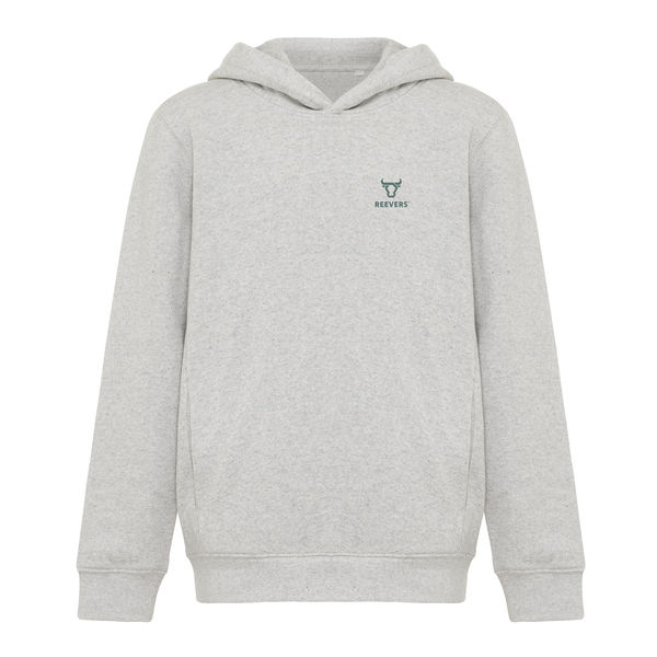 Sweat personnalisé | Sweat à capuche avec poches latérales Kids Light heather Grey