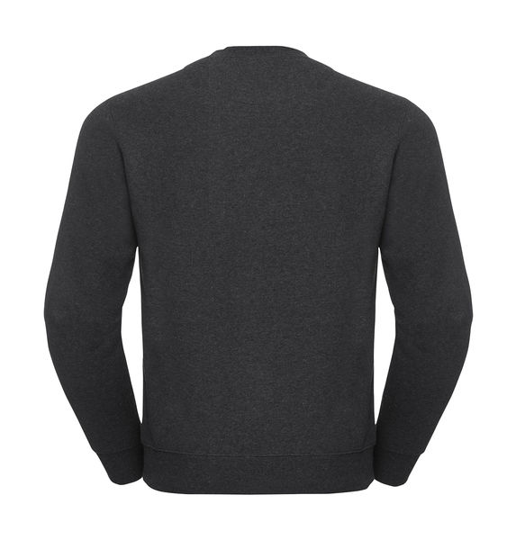 Sweat-shirt col rond chiné publicitaire | James River Charcoal Melange