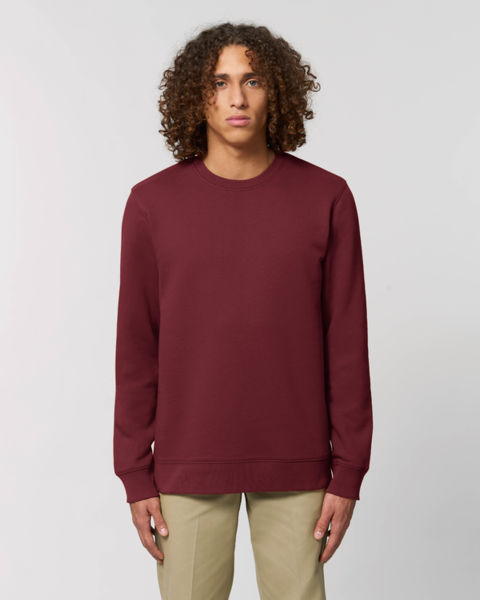 Sweat-shirt col rond iconique unisexe | Changer Burgundy