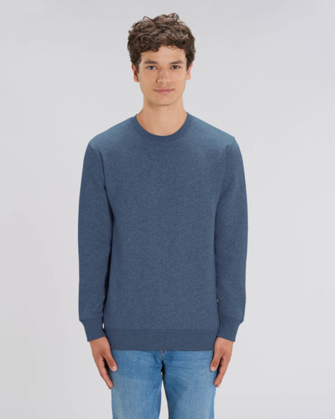 Sweat-shirt col rond iconique unisexe | Changer Dark Heather Blue