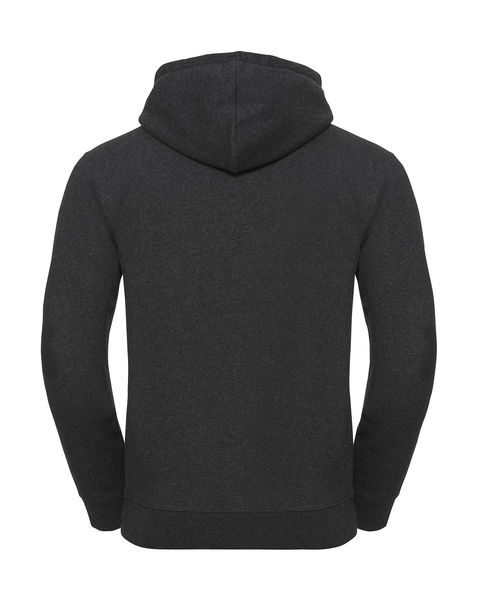 Sweat-shirt zippé à capuche chiné personnalisé | Chesapeake Charcoal Melange