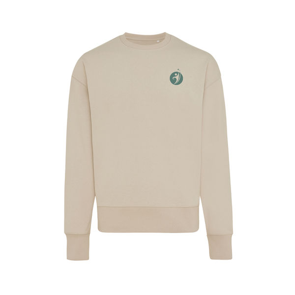 Sweat personnalisé | Sweater à col rond en coton recyclé Desert