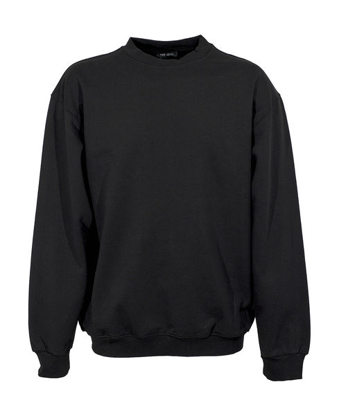 Sweatshirt publicitaire homme manches longues | Jerup Black