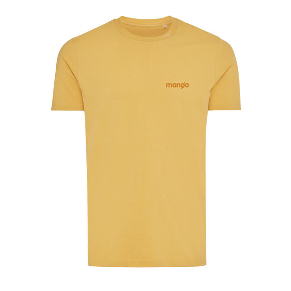 T-shirt personnalisé | T-shirt en coton recyclé ochre yellow