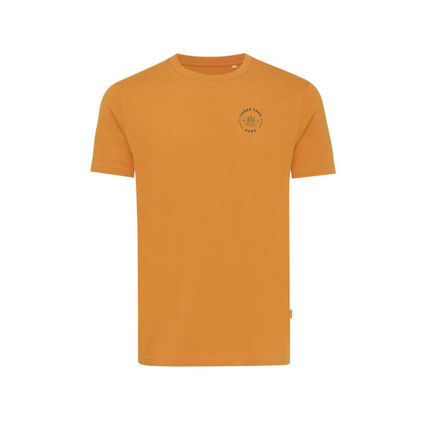 T-shirt personnalisé | T-shirt en coton recyclé sundial orange