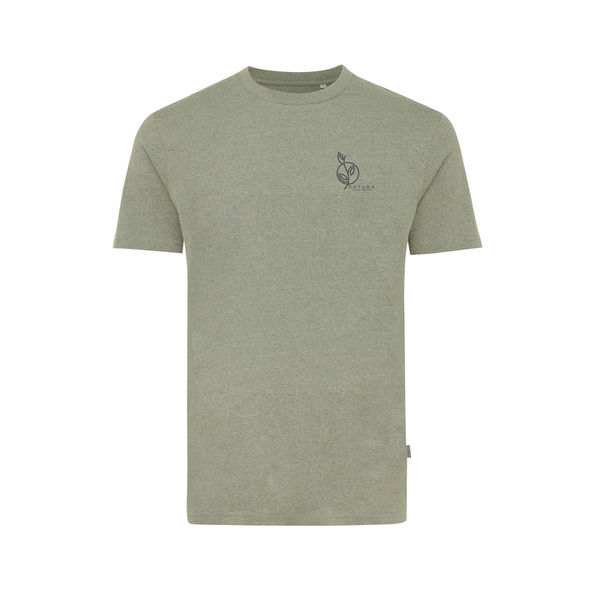 T-shirt personnalisé | T-shirt en coton recyclé non teinté Heather Green