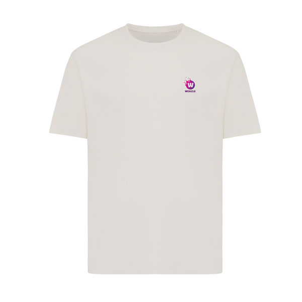 T-shirt personnalisé | T-shirt coupe boxy en coton recyclé Ivory white