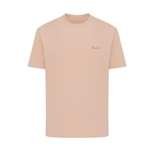 T-shirt personnalisé | T-shirt coupe boxy en coton recyclé peach nectar