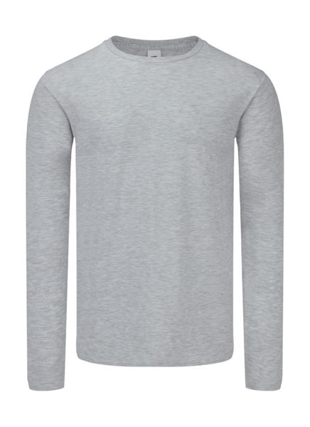 T-Shirt personnalisé | Iconic 150 LS Heather Grey