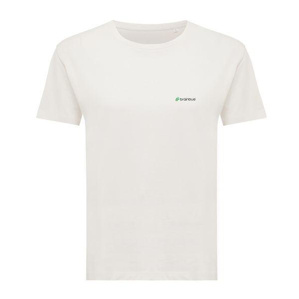 T-shirt personnalisé | T-shirt pour femmes en coton recyclé Ivory white