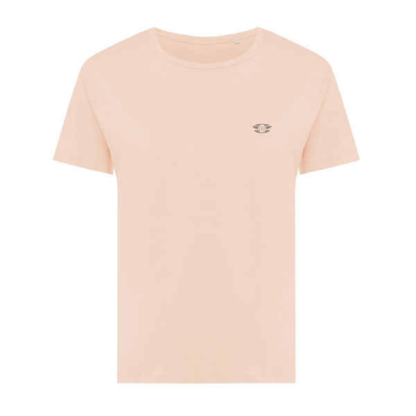 T-shirt personnalisé | T-shirt pour femmes en coton recyclé peach nectar