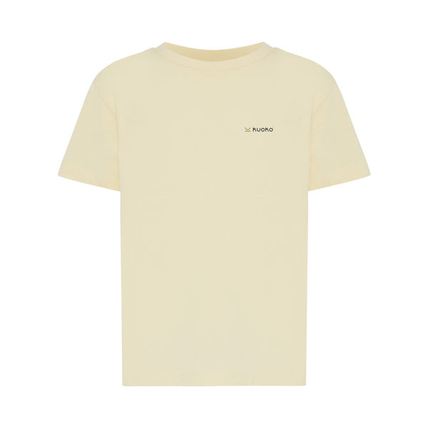 T-shirt personnalisé | T-shirt pour enfants en coton recyclé cream yellow