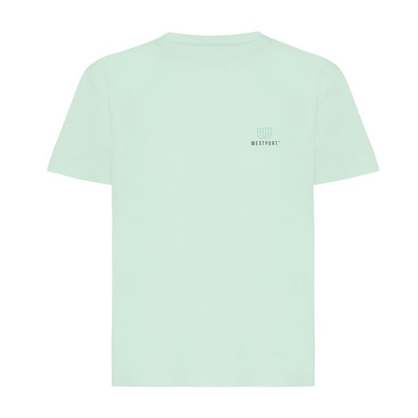 T-shirt personnalisé | T-shirt pour enfants en coton recyclé crushed mint