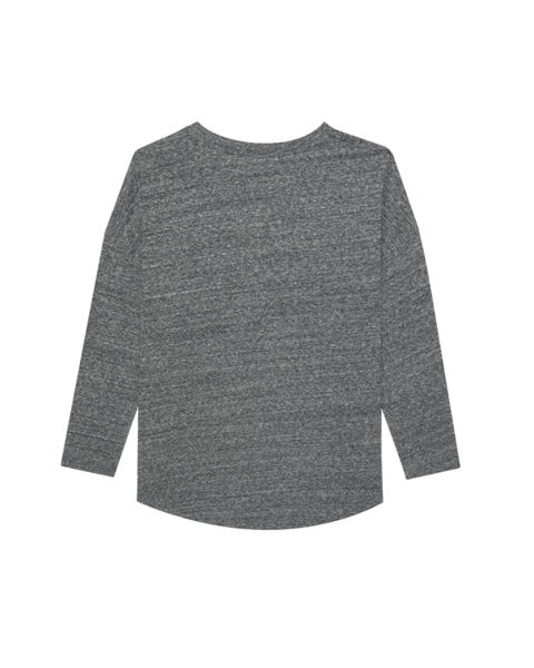 T-Shirt personnalisable femme | Stella Waver Slub Slub Heather Steel Grey