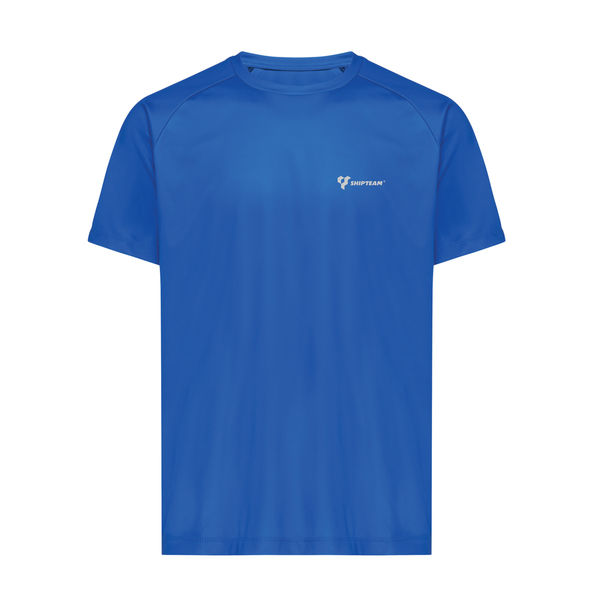 T-shirt personnalisé | T-shirt sport séchage rapide polyester recyclé Bleu royal