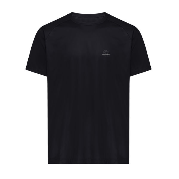 T-shirt personnalisé | T-shirt sport séchage rapide polyester recyclé Noir