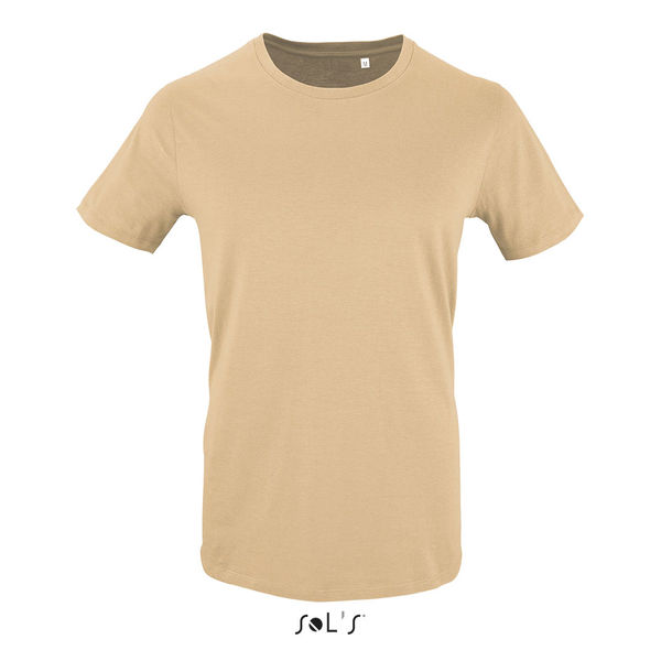 Tee-shirt personnalisé homme manches courtes | Milo Men Sable