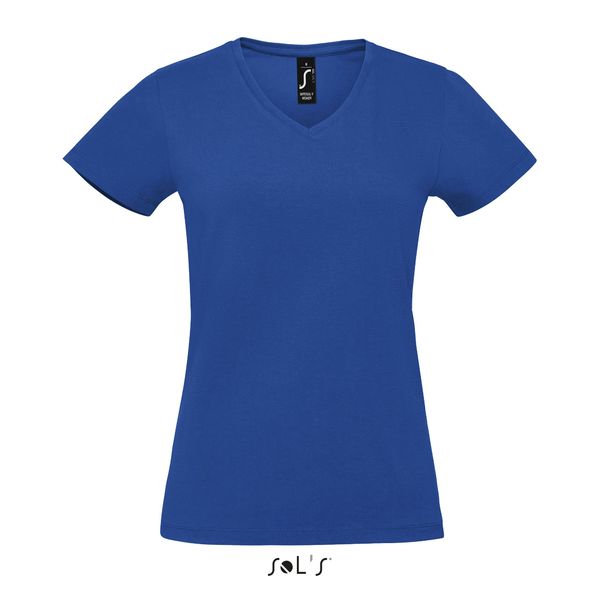 Tee-shirt publicitaire femme col V | Imperial V Women Royal