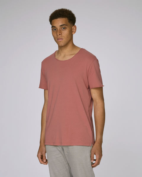 T-shirt homme teint en pièce | Stanley Imagines Vintage Garment Dyed Salty Rose