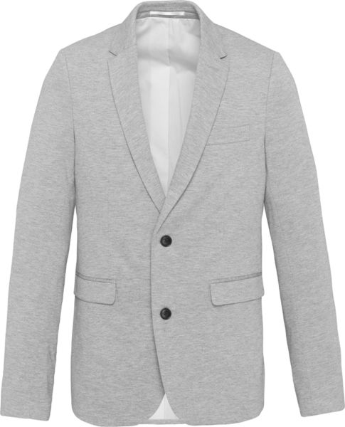 Veste personnalisée | Mottled Light grey heather