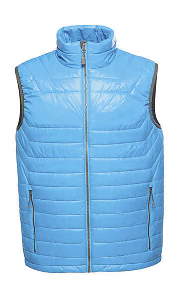 Veste personnalisée homme sans manches avec capuche | Icefall  Methyl Blue