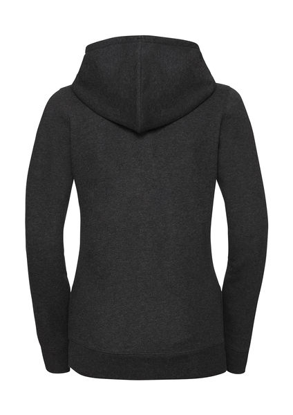 Veste publicitaire femme manches longues avec capuche | Oakland Bay Charcoal Melange