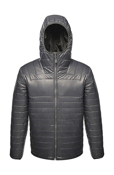 Veste publicitaire homme manches longues avec capuche | Icefall II Seal Grey