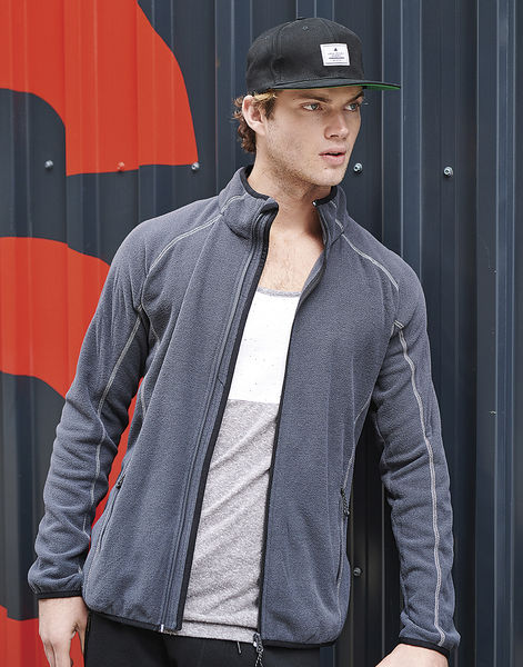 Veste publicitaire homme manches longues | Dreamstate Full Seal Grey